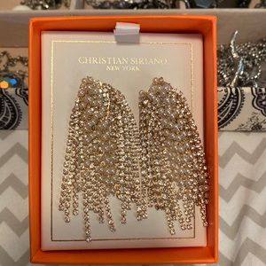 Christian Siriano earrings, NIB